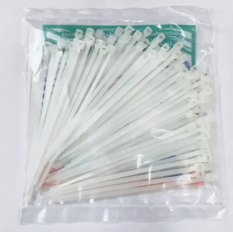 [Tiewh100] Nylon Cable ties (White, 100x2.5mm ( 4"))
