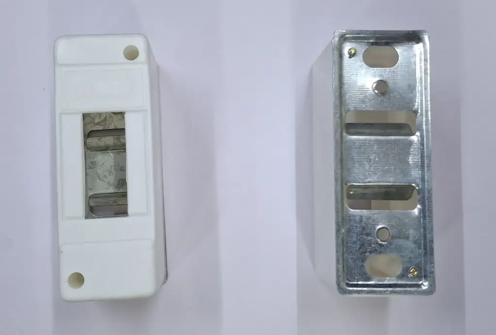 [PVCMCB2P] PVC mcb box (2 Pole Mcb Box)